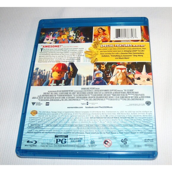 The Lego Movie (Blu-ray) PG with lots of bonus features - Picture 2 of 3